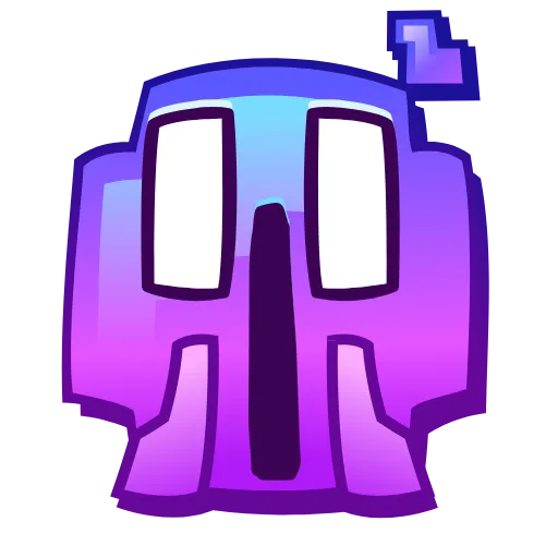 😱 Стикер «Pixel Sticker» для Telegram