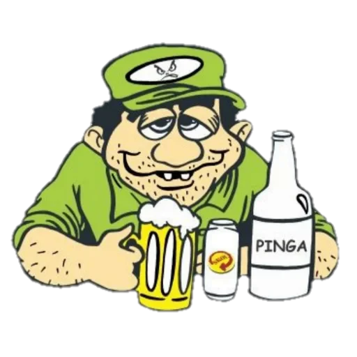 🍺 Стикер «Cervejou» для Telegram