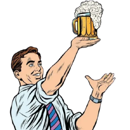🍺 Стикер «Cervejou» для Telegram