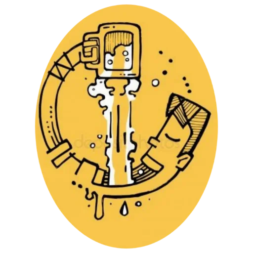 🍺 Стикер «Cervejou» для Telegram