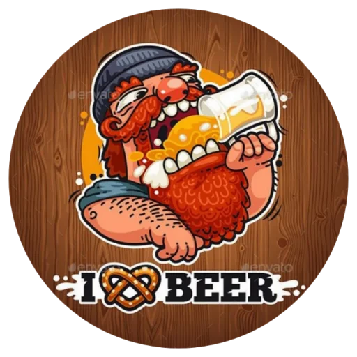 🍺 Стикер «Cervejou» для Telegram
