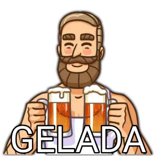 🍺 Стикер «Cervejou» для Telegram