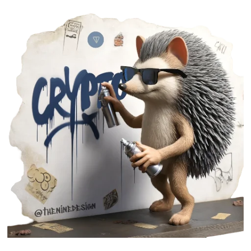 🦔 Стикер «Crypto Ejik» для Telegram