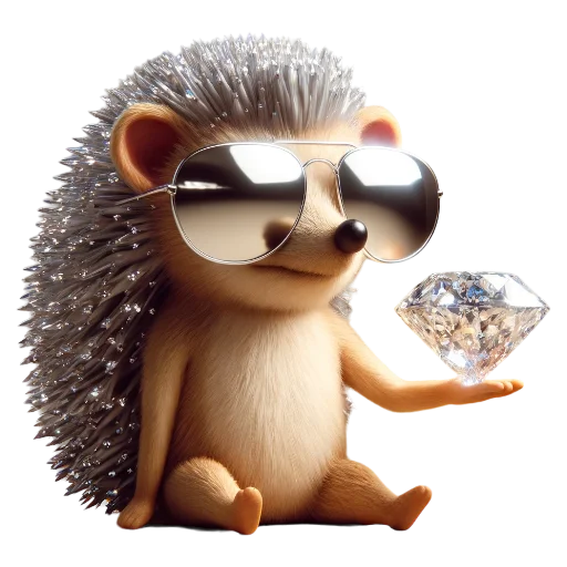 🦔 Стикер «Crypto Ejik» для Telegram
