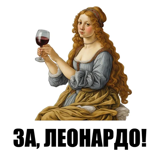 🍷 Стикер «художник ( )» для Telegram
