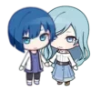 Стикер 9 Chibi Pairings