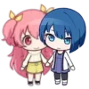 Стикер 12 Chibi Pairings