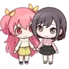 Стикер 53 Chibi Pairings