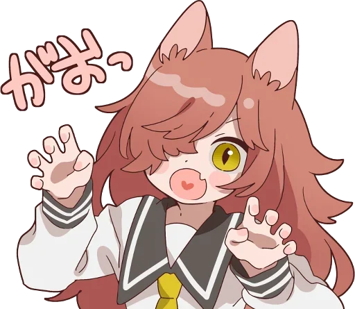 🦊 Стикер «чипыха шалит мур» для Telegram
