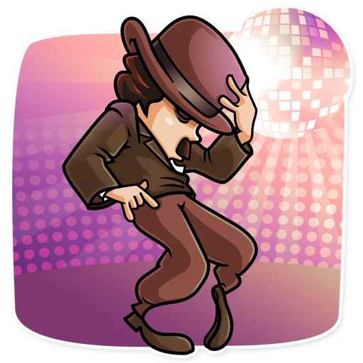 🕺 Стикер «Charlie Chaplin» для Telegram