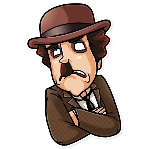 🙄 Стикер «Charlie Chaplin» для Telegram