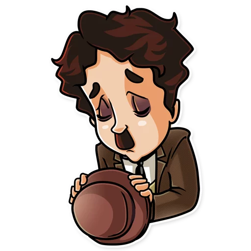 😞 Стикер «Charlie Chaplin» для Telegram