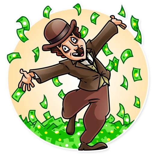 💰 Стикер «Charlie Chaplin» для Telegram