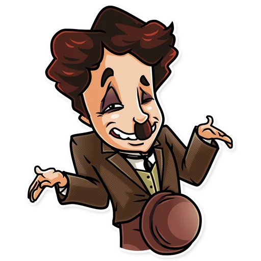 ☺️ Стикер «Charlie Chaplin» для Telegram