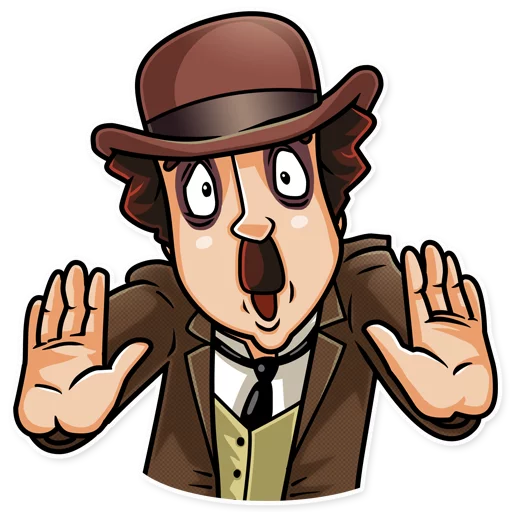 ✋ Стикер «Charlie Chaplin» для Telegram