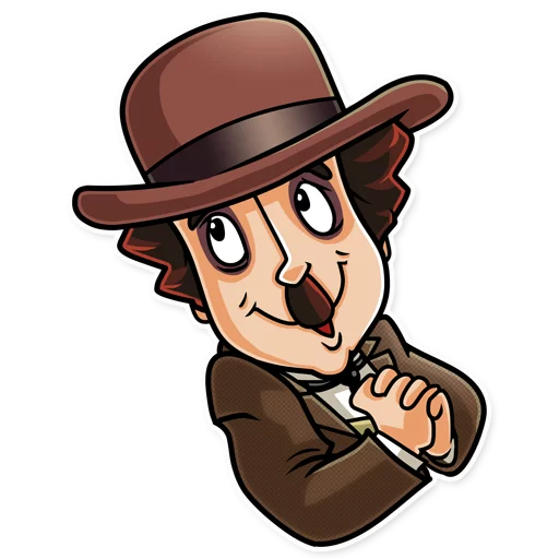 😚 Стикер «Charlie Chaplin» для Telegram