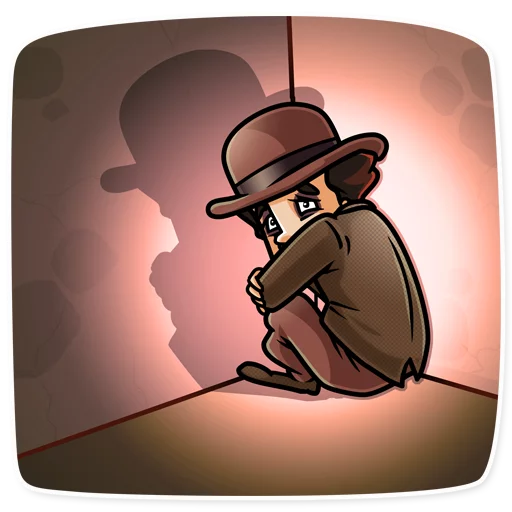 😰 Стикер «Charlie Chaplin» для Telegram