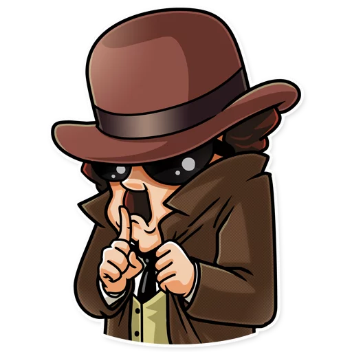 🙊 Стикер «Charlie Chaplin» для Telegram