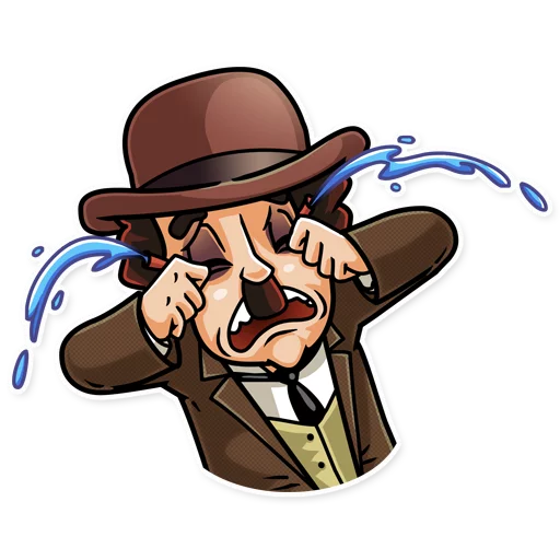 😭 Стикер «Charlie Chaplin» для Telegram