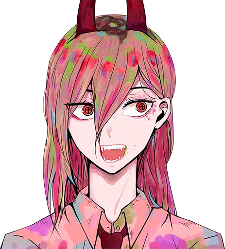 😀 Стикер «Chainsaw Man • Arts •» для Telegram