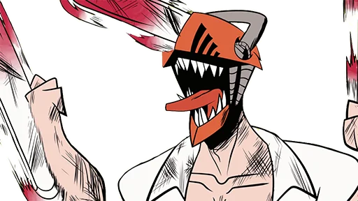 👹 Стикер «Chainsaw Man • Arts •» для Telegram