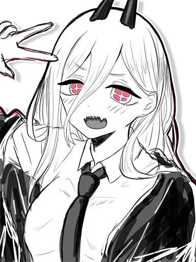 🤩 Стикер «Chainsaw Man • Arts •» для Telegram