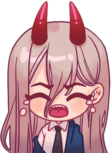 😭 Стикер «Chainsaw Man • Arts •» для Telegram
