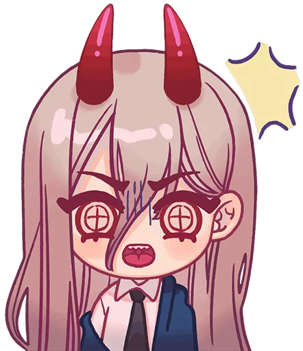😨 Стикер «Chainsaw Man • Arts •» для Telegram