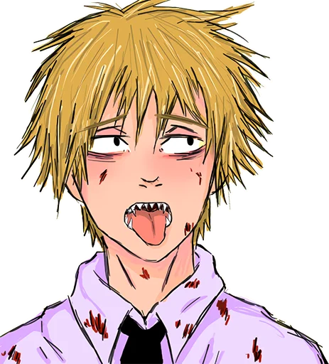 😛 Стикер «Chainsaw Man • Arts •» для Telegram