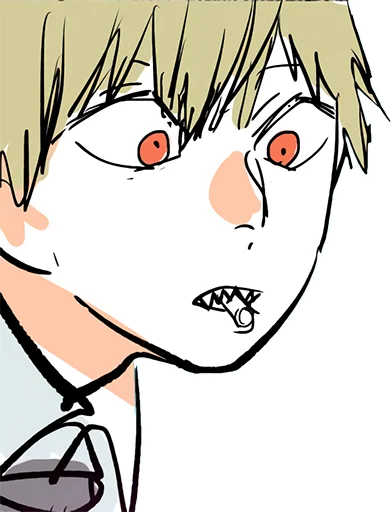 😯 Стикер «Chainsaw Man • Arts •» для Telegram