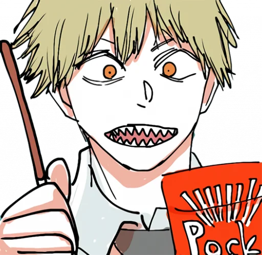 😃 Стикер «Chainsaw Man • Arts •» для Telegram