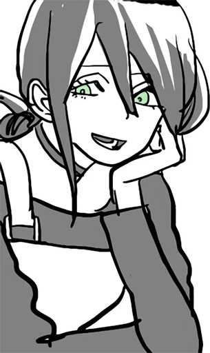 😇 Стикер «Chainsaw Man • Arts •» для Telegram