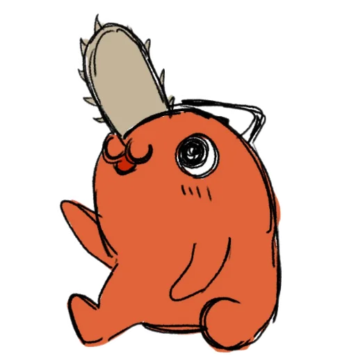 🐱 Стикер «Chainsaw Man • Arts •» для Telegram