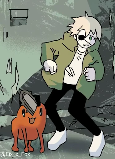 🎉 Стикер «Chainsaw Man Mixed» для Telegram