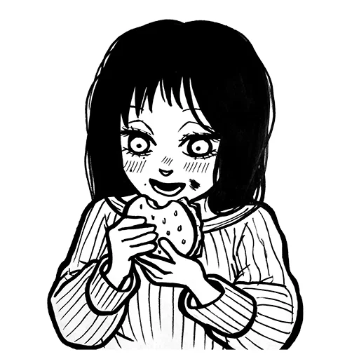 🍔 Стикер «chainsaw family» для Telegram