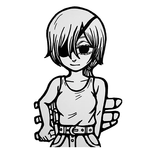 👩‍❤️‍👩 Стикер «chainsaw family» для Telegram