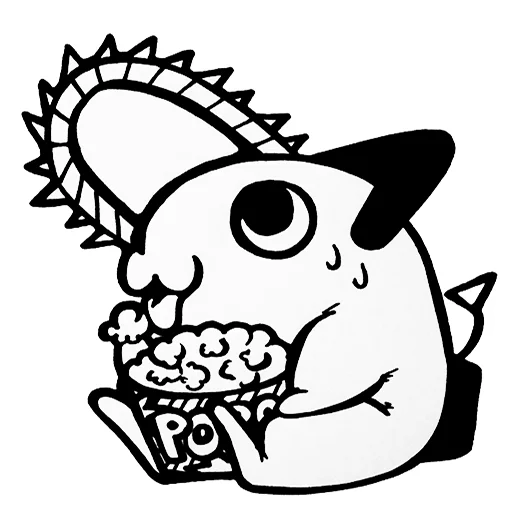 🐶 Стикер «chainsaw family» для Telegram