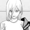 Стикер 38 Chainsaw man - ч/б эмоджи Человек Бензопила