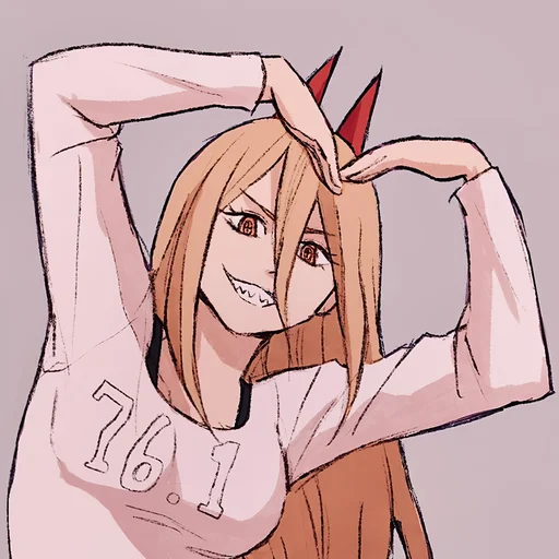 ❤️ Стикер «Chainsaw man 2» для Telegram