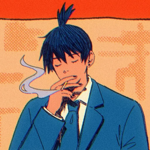 🚬 Стикер «Chainsaw man 2» для Telegram