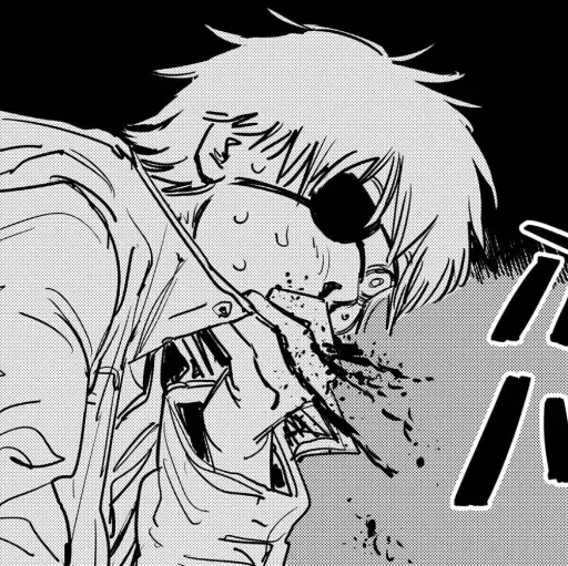🤢 Стикер «Chainsaw Man - Человек Бензопила» для Telegram