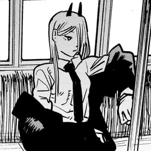 🫤 Стикер «Chainsaw Man - Человек Бензопила» для Telegram