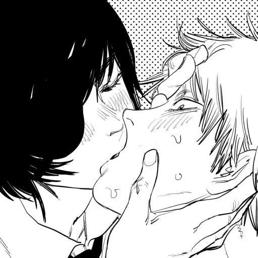 ❤️ Стикер «Chainsaw Man - Человек Бензопила» для Telegram