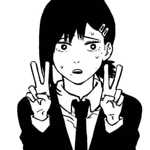 ✌️ Стикер «Chainsaw Man - Человек Бензопила» для Telegram