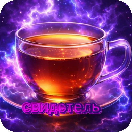 🪐 Стикер «Чайные реплики» для Telegram
