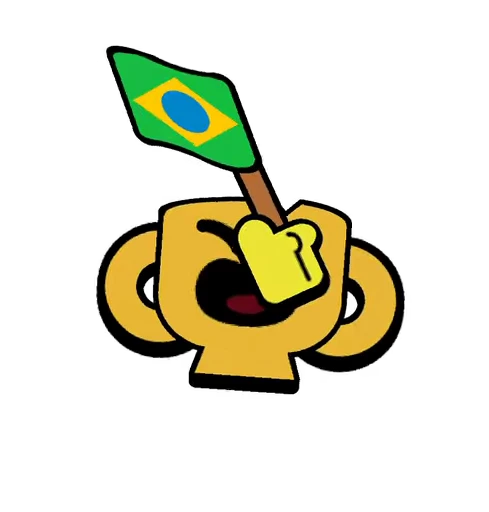 🇧🇷 Стикер «Champie Pins» для Telegram