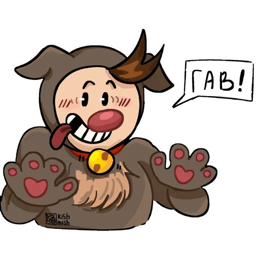 🐶 Стикер «Чемпионы» для Telegram
