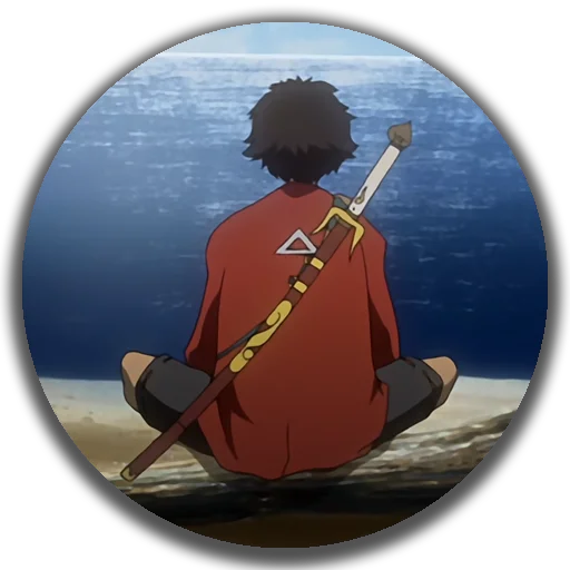 🌊 Стикер «Samurai Champloo - Mugen» для Telegram