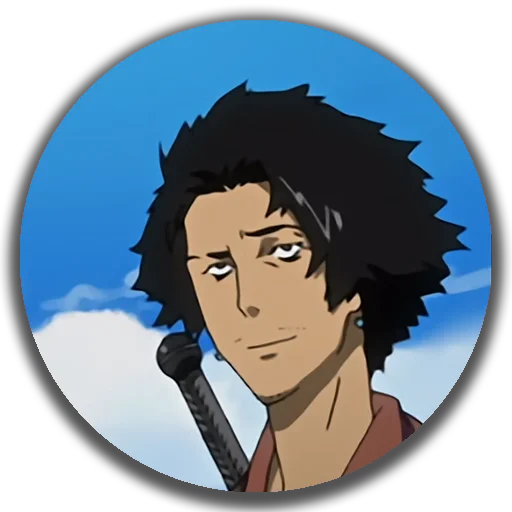 🙂 Стикер «Samurai Champloo - Mugen» для Telegram