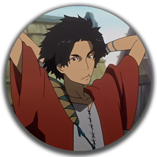 😕 Стикер «Samurai Champloo - Mugen» для Telegram